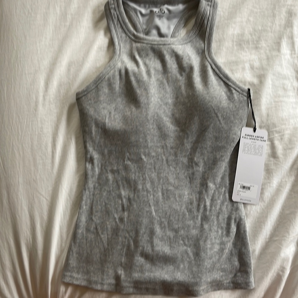 Ribbed Aspire Full Length Tank